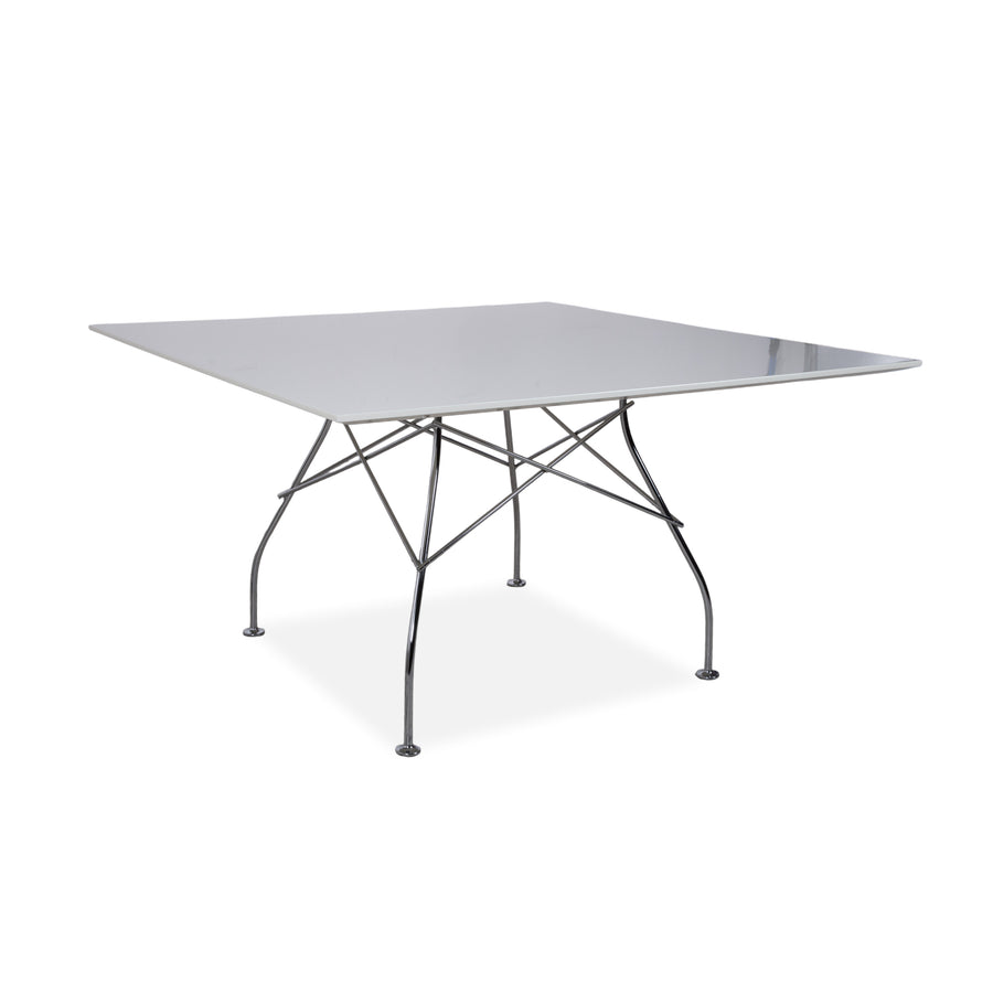 Kartell Glossy Holz Esstisch Weiß