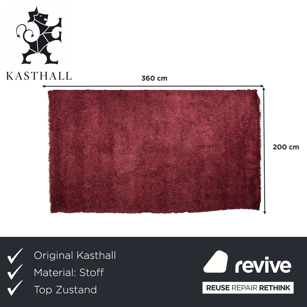 Kasthall Fogg Leinen Teppich Rot 360 x 200 cm