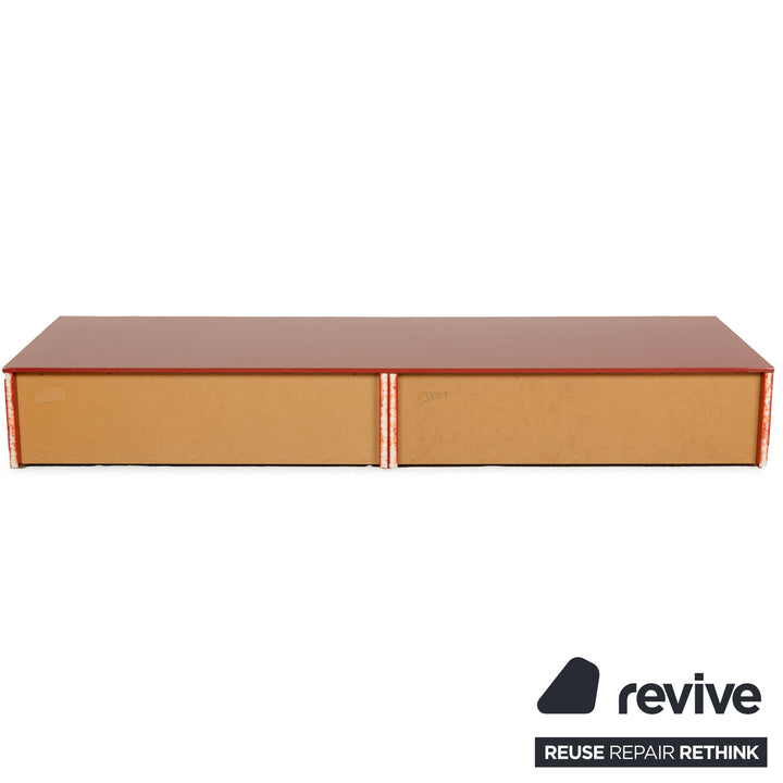 Kettnacker wooden sideboard red lowboard