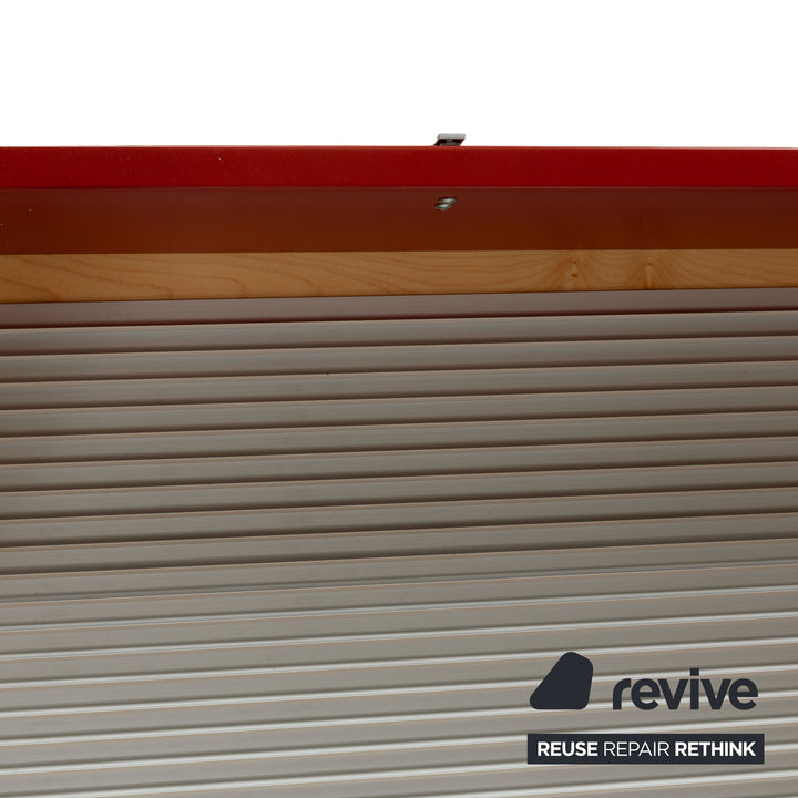 Kettnacker wooden sideboard red lowboard