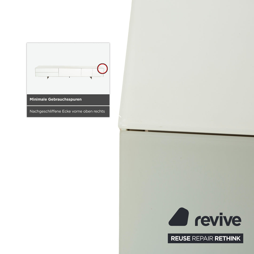 Kettnacker SOMA Glas Sideboard Weiß