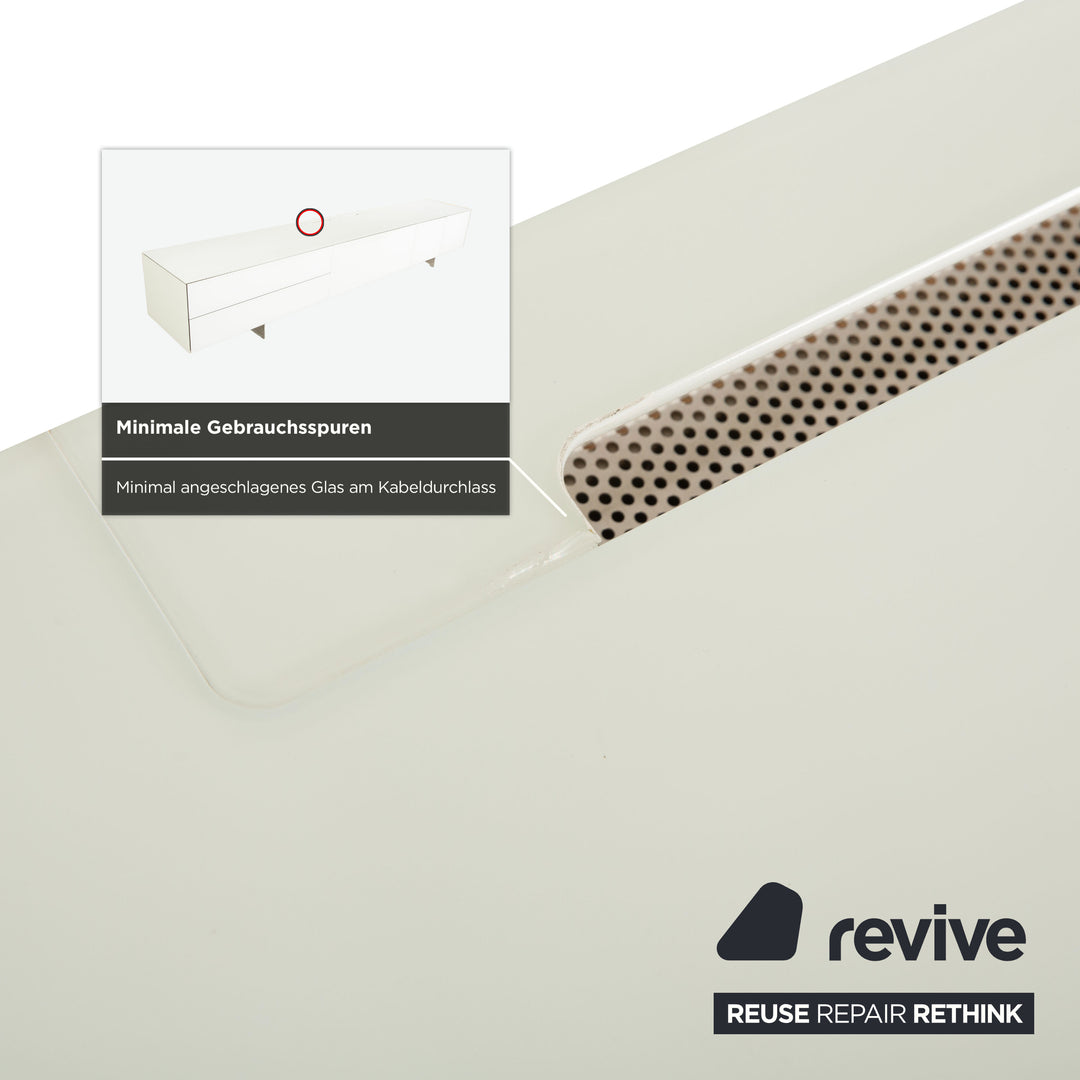 Kettnacker SOMA Glas Sideboard Weiß