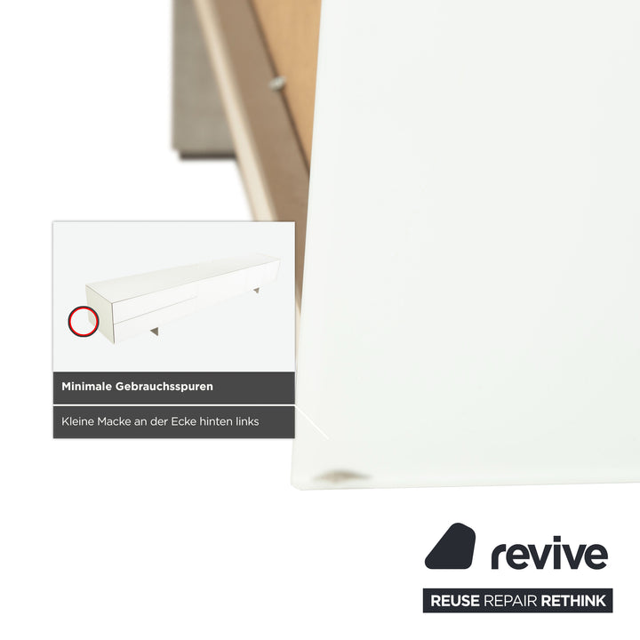 Kettnacker SOMA Glas Sideboard Weiß