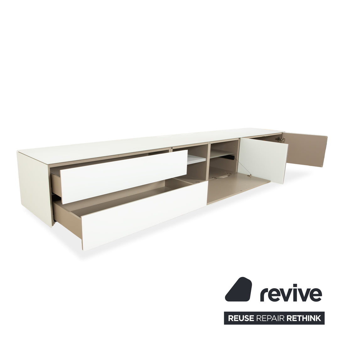 Kettnacker SOMA Glas Sideboard Weiß