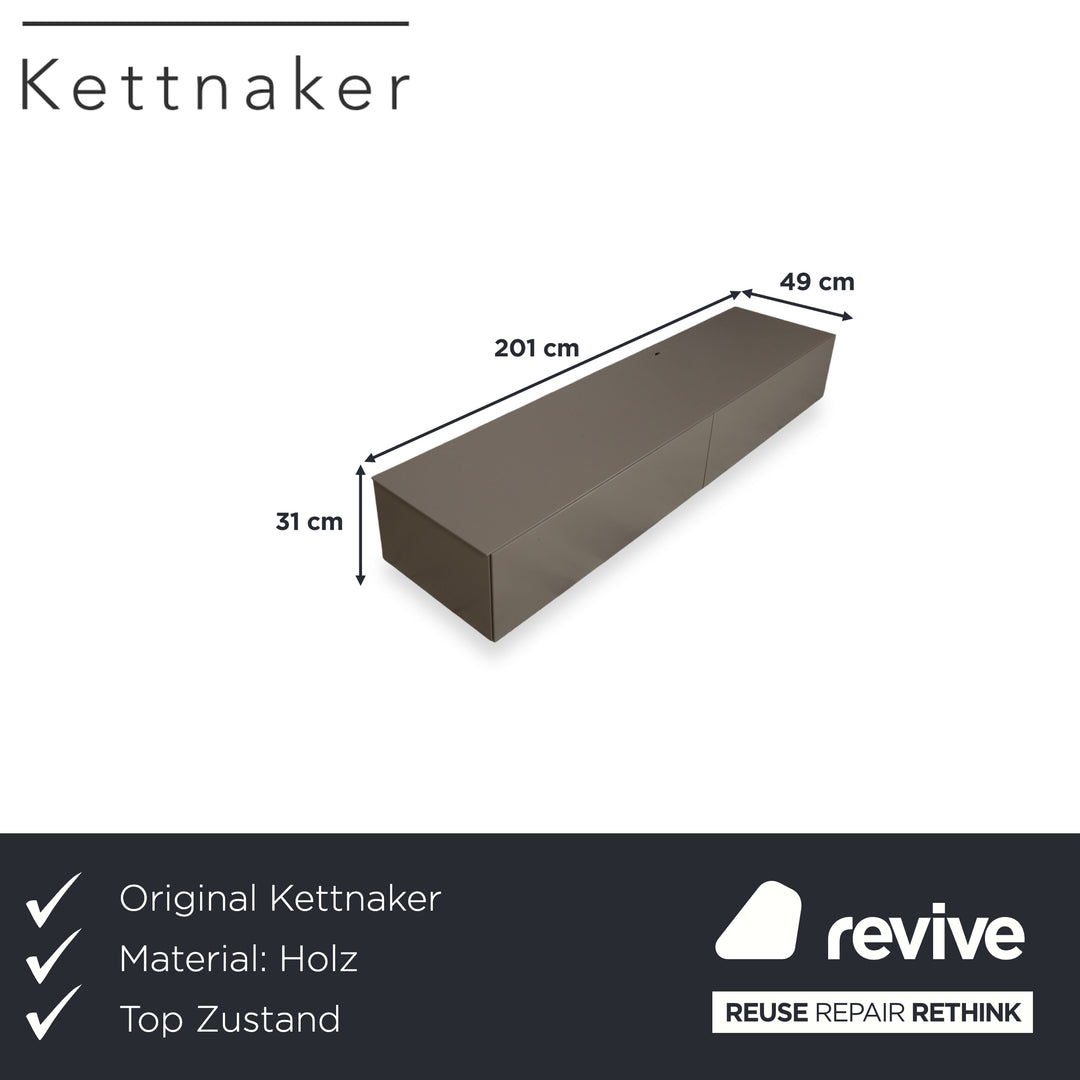 Kettnaker Alea Sideboard Holz Lack matt Quarz