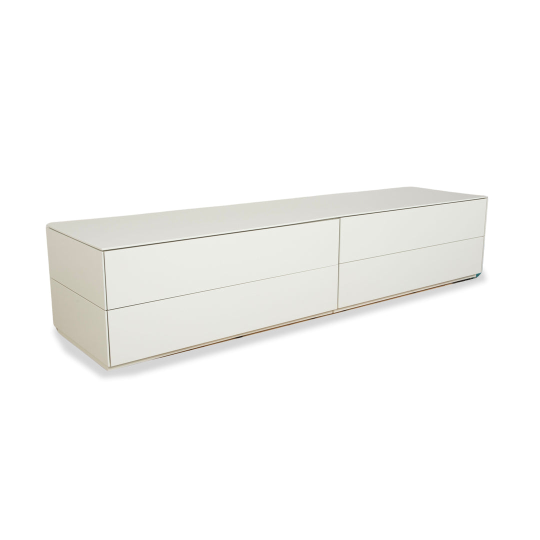 Buffet en bois Kettnaker blanc crème avec compartiments et tiroirs