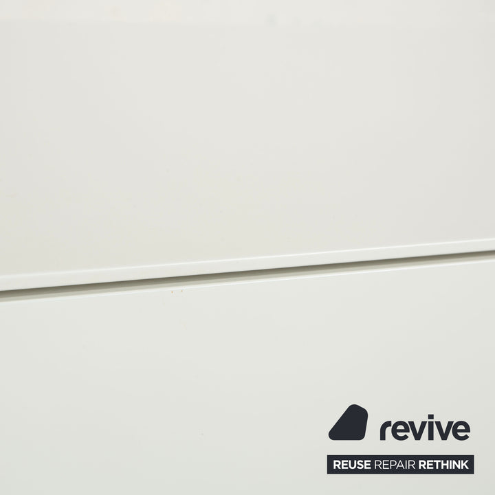 Kettnaker Holz Sideboard Creme Weiß Barfach Schubladen