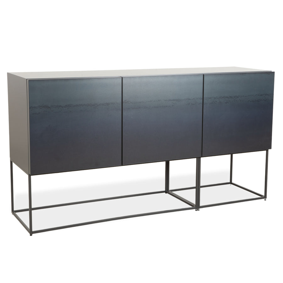 Kettnaker Mio Sideboard Stahl Dunkelgrau Anthrazit Blau MDF