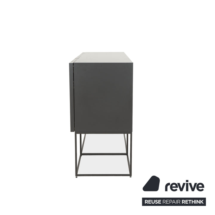 Kettnaker Mio Sideboard Stahl Dunkelgrau Anthrazit Blau MDF
