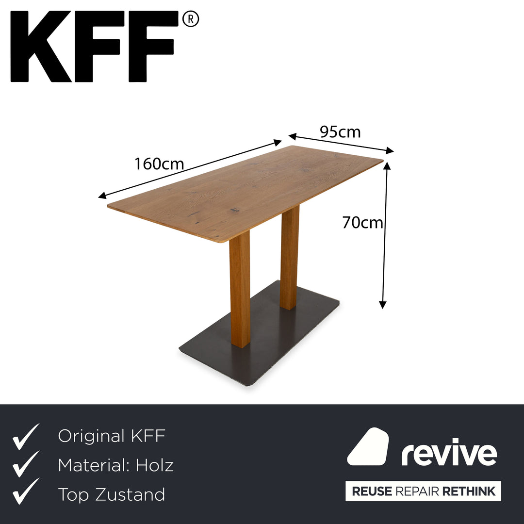 KFF ASCO System Modul Plus Table à manger en bois marron