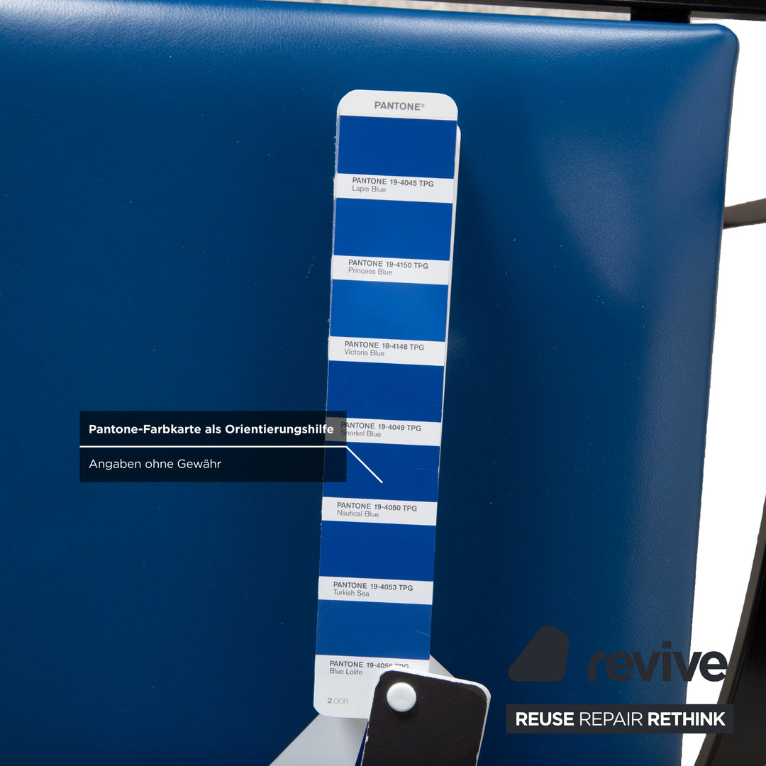 KFF Cosinus Garnitur Leder Stuhl Blau Rot