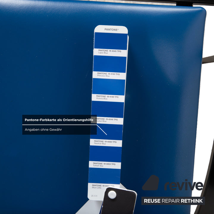 KFF Cosinus Garnitur Leder Stuhl Blau Rot