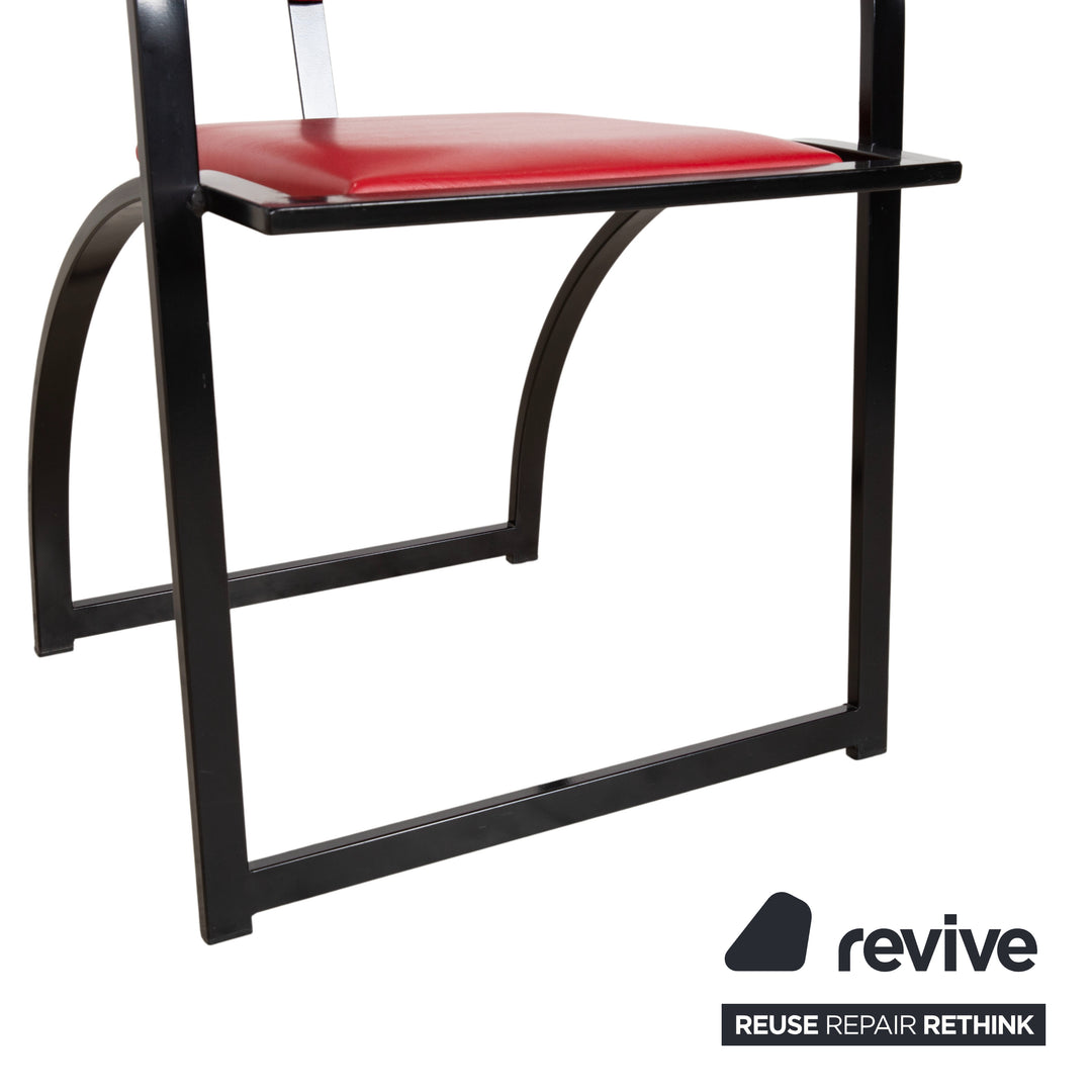 KFF Cosinus Garnitur Leder Stuhl Blau Rot