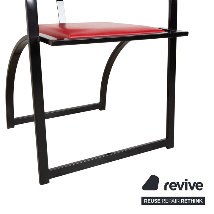 KFF Cosinus Garnitur Leder Stuhl Blau Rot