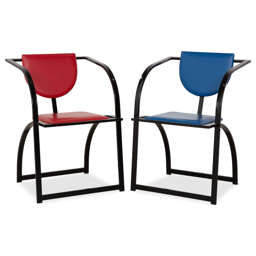 KFF Cosinus Garnitur Leder Stuhl Blau Rot