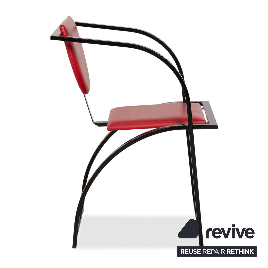 KFF Cosinus Garnitur Leder Stuhl Blau Rot