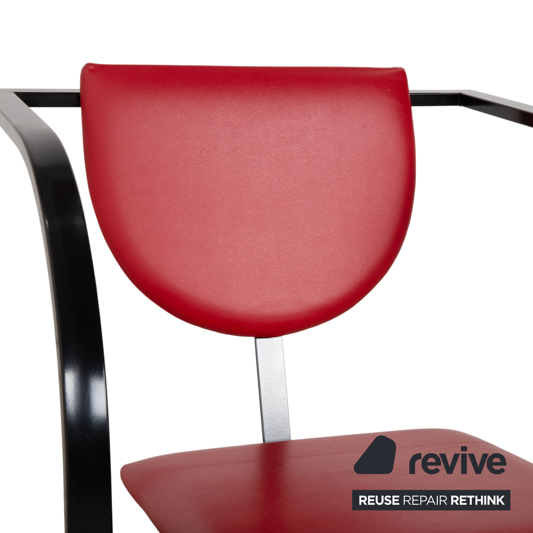 KFF Cosinus Garnitur Leder Stuhl Blau Rot