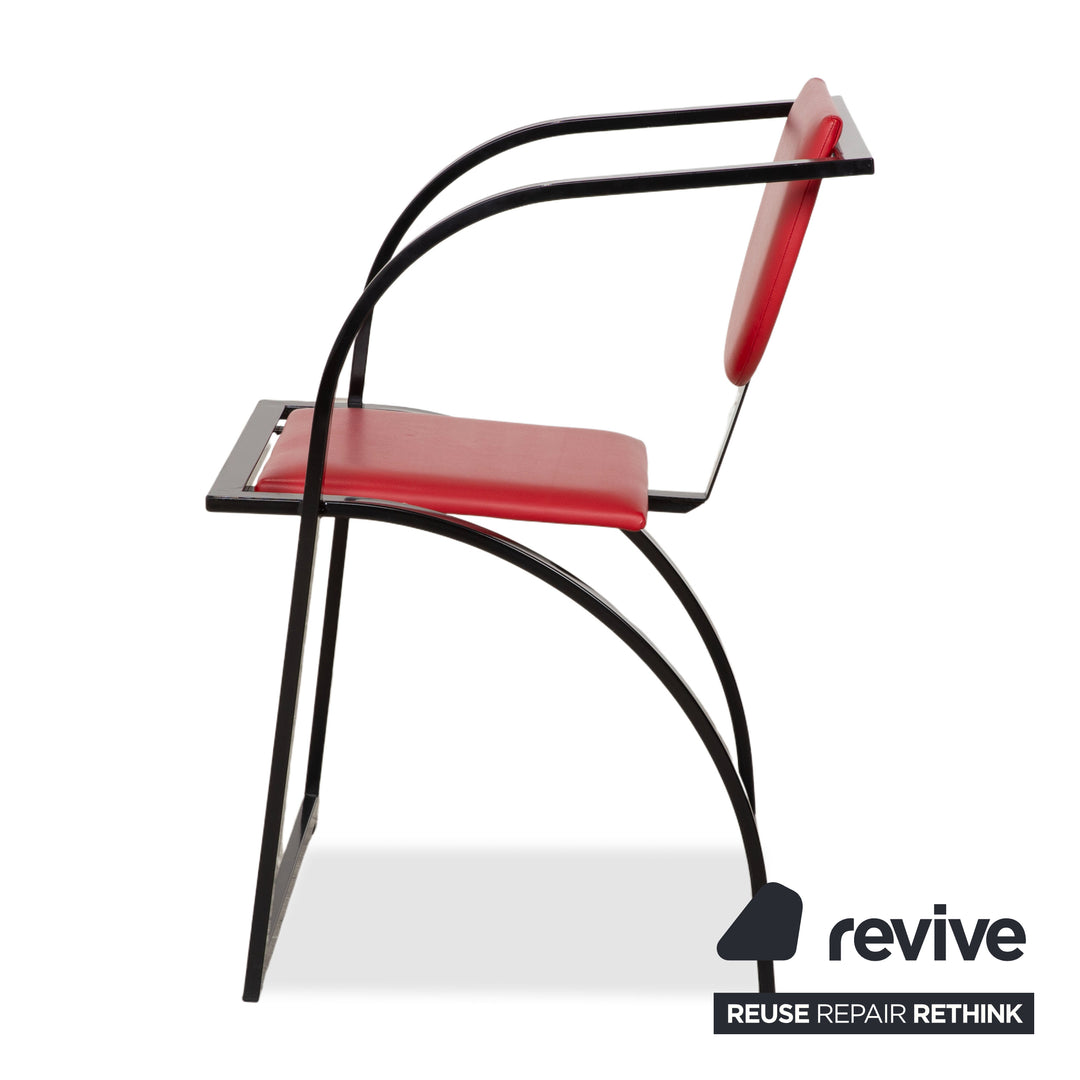 KFF Cosinus Garnitur Leder Stuhl Blau Rot