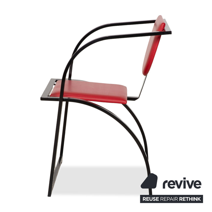 KFF Cosinus Garnitur Leder Stuhl Blau Rot