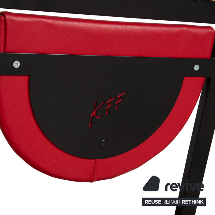 KFF Sinus Leather Chair Red