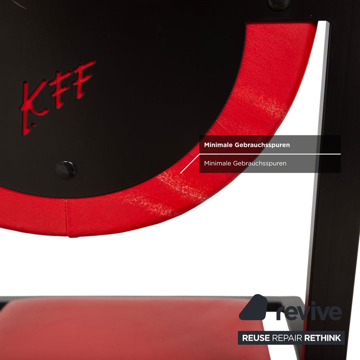 KFF Sinus Leather Chair Red