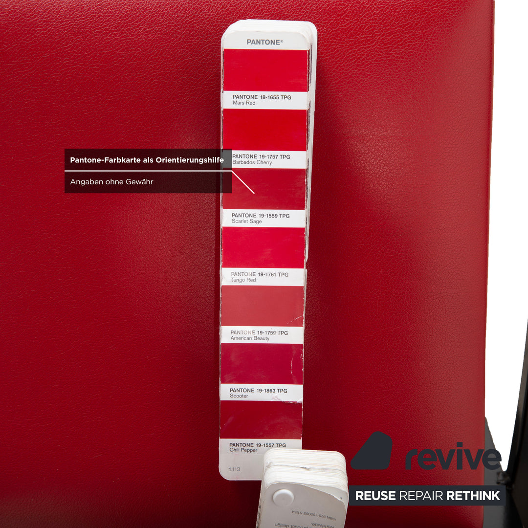 KFF Sinus Leather Chair Red
