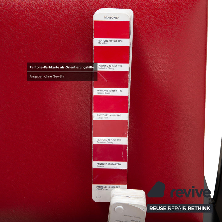 KFF Sinus Leather Chair Red