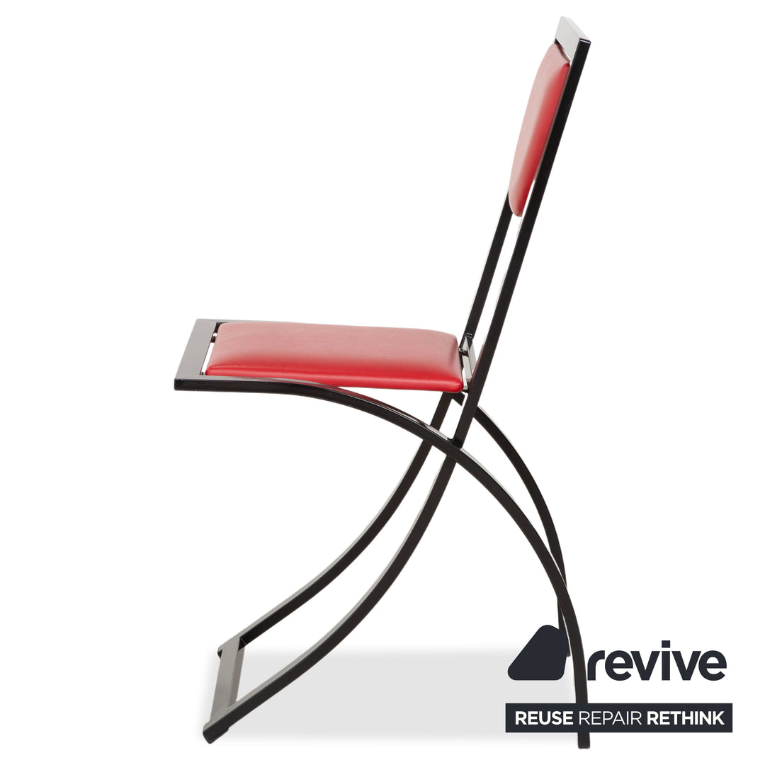 KFF Sinus Leather Chair Red