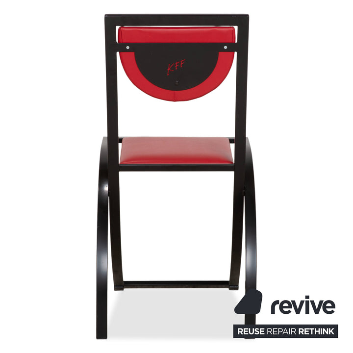 KFF Sinus Leather Chair Red