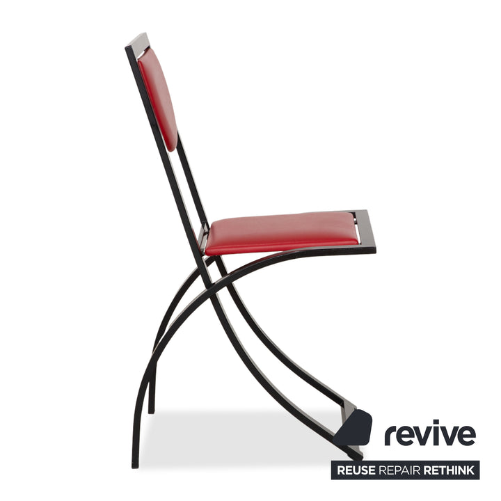 KFF Sinus Leather Chair Red