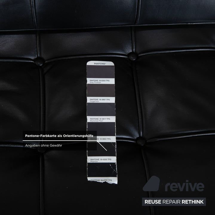 Knoll Barcelona Chair Leder Sessel Schwarz Bauhaus