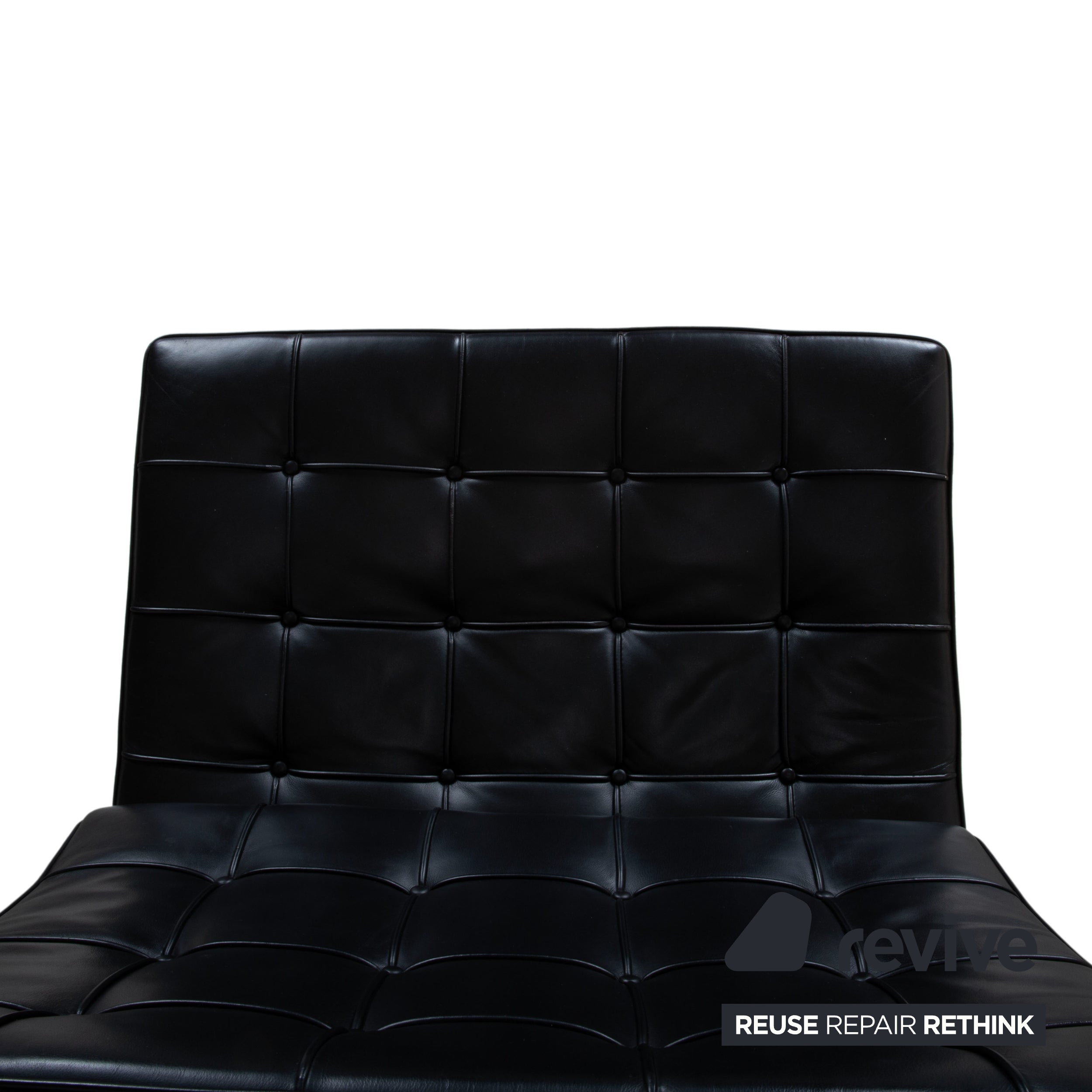 Knoll Barcelona Chair Leder Sessel Schwarz Bauhaus