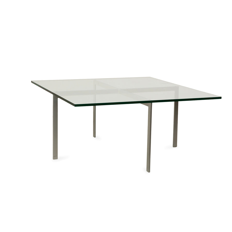 Table basse en verre chromé Knoll International Barcelona