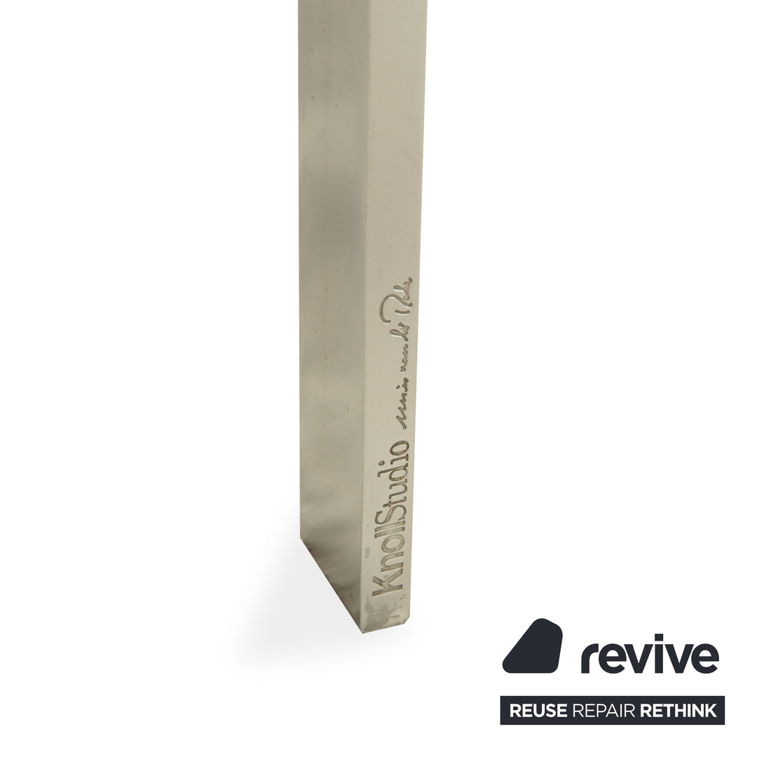 Knoll International Barcelona Glass Coffee Table Chrome