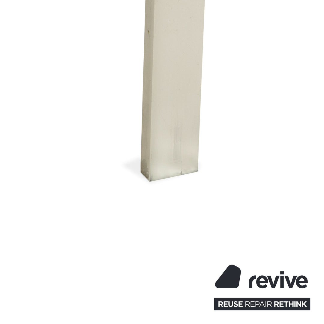 Knoll International Barcelona Glas Couchtisch Chrom