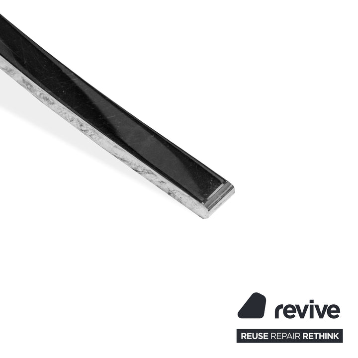 Knoll International Barcelona Leather Armchair Black Bauhaus