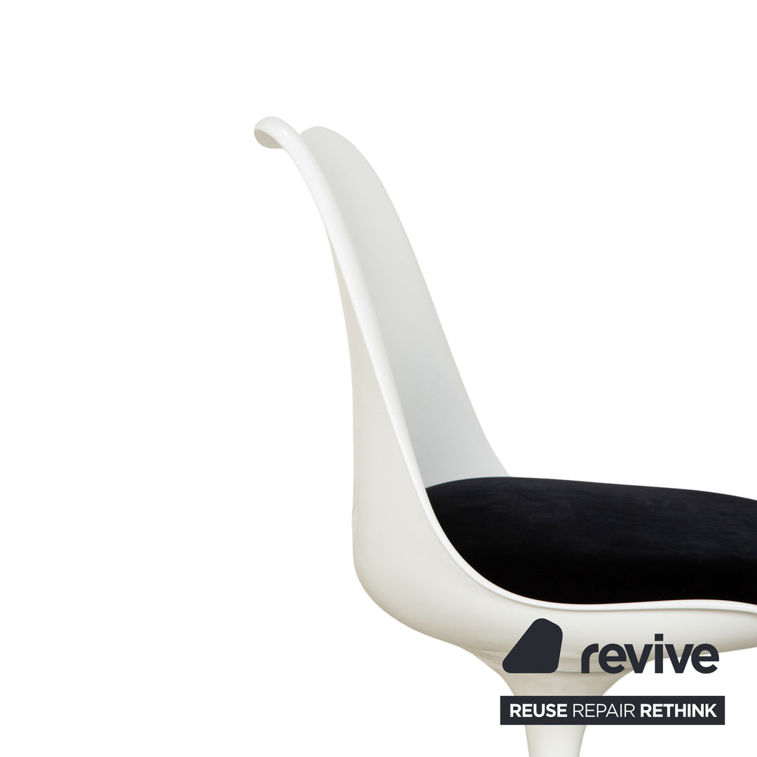 Knoll International Saarinen Tulip Kunststoff Stuhl Weiß Original