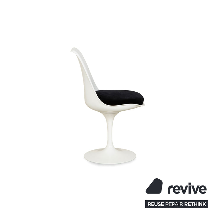 Knoll International Saarinen Tulip Kunststoff Stuhl Weiß Original