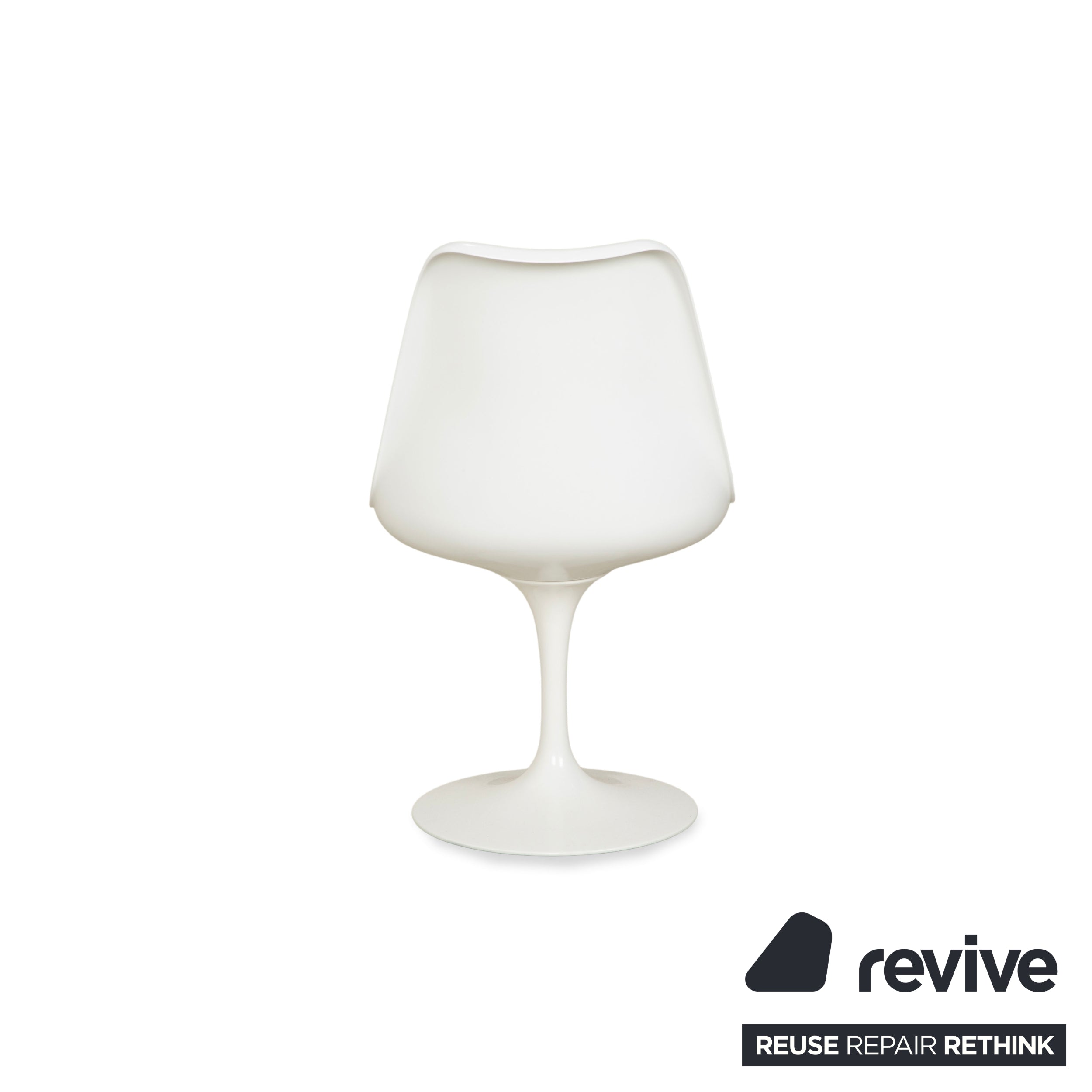 Knoll International Saarinen Tulip Plastic Chair White Original