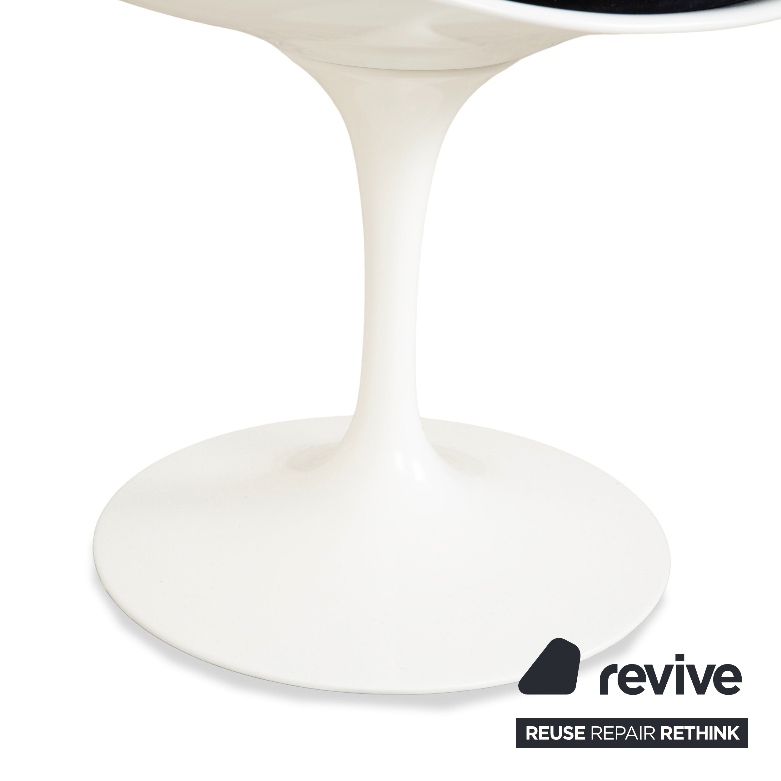 Knoll International Saarinen Tulip Kunststoff Stuhl Weiß Original