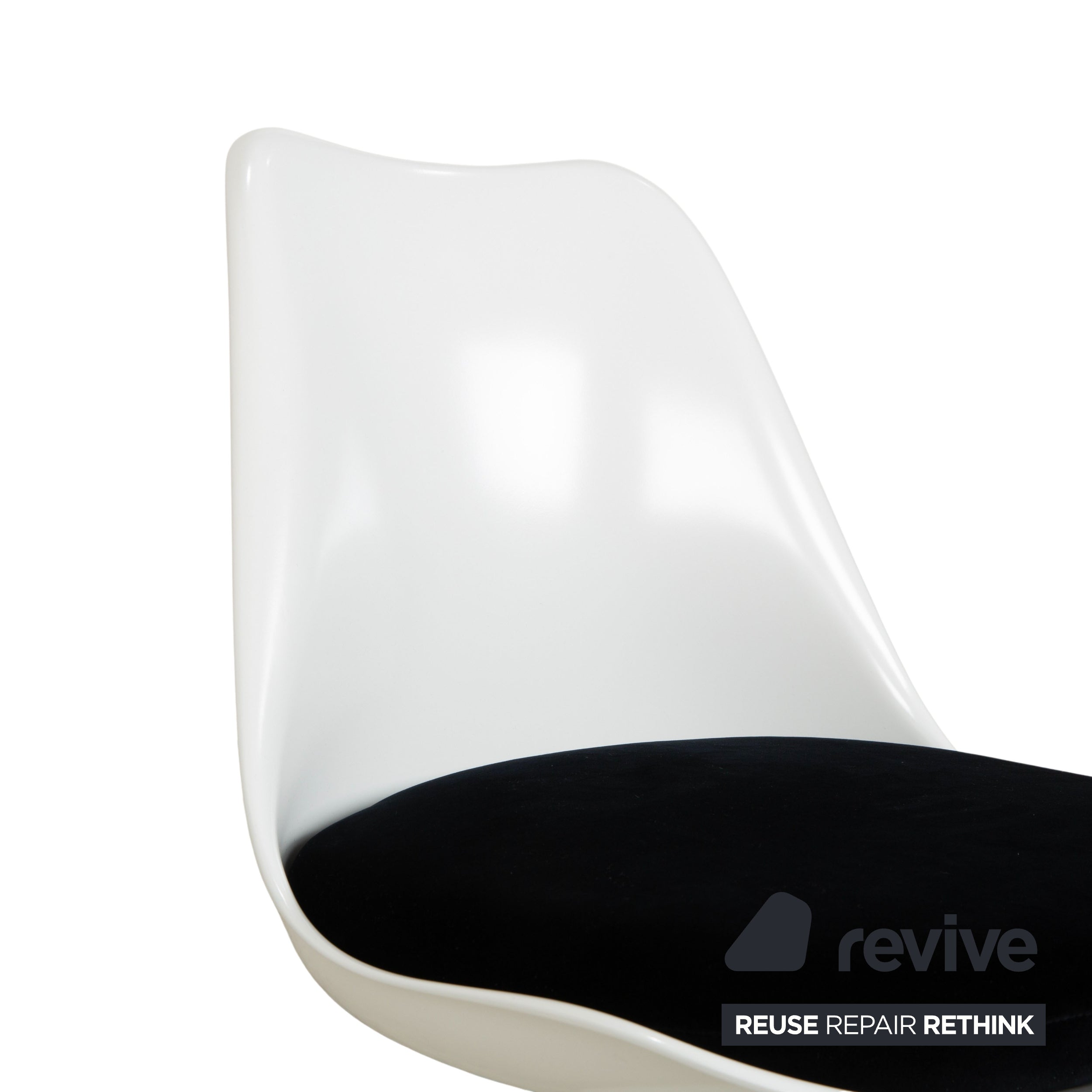 Knoll International Saarinen Tulip Kunststoff Stuhl Weiß Original