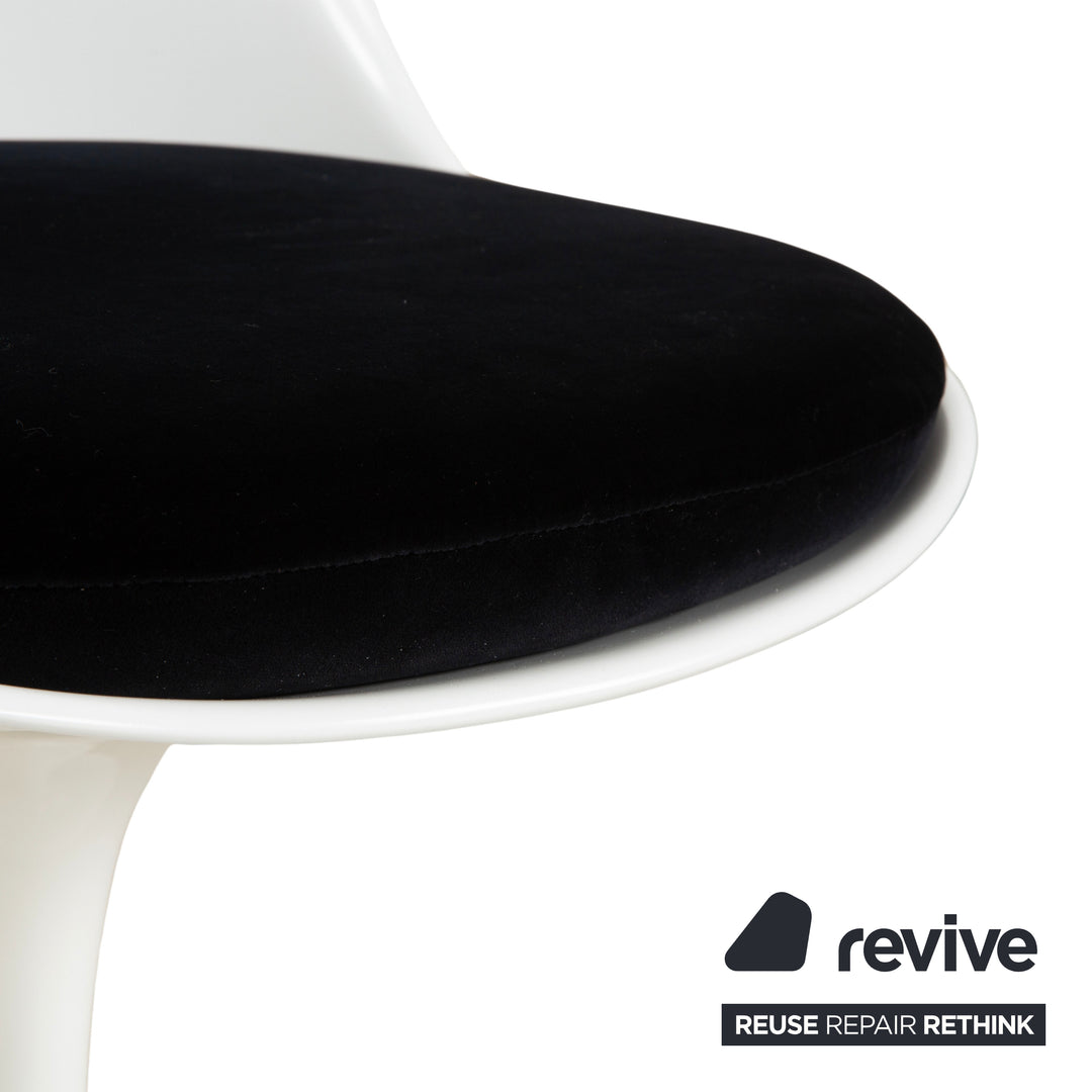 Chaise Tulipe en Plastique Knoll International Saarinen Blanche Originale
