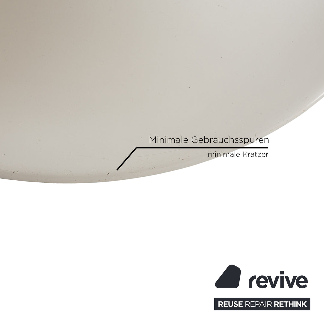 Knoll International Saarinen Tulip Marble Stone Dining Table White 130 x 130 x 72 cm