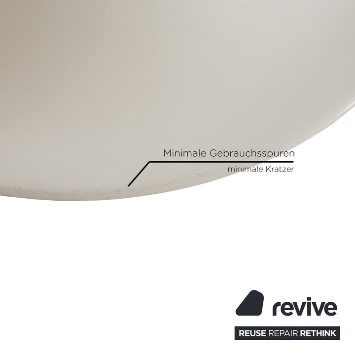 Knoll International Saarinen Tulip Marble Stone Dining Table White 130 x 130 x 72 cm