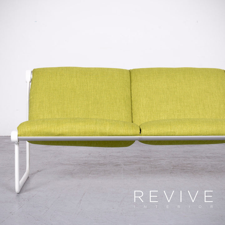 Knoll International Sling Designer Fabric Sofa Set Green Two Seater Three Seater Couch Bench #7007