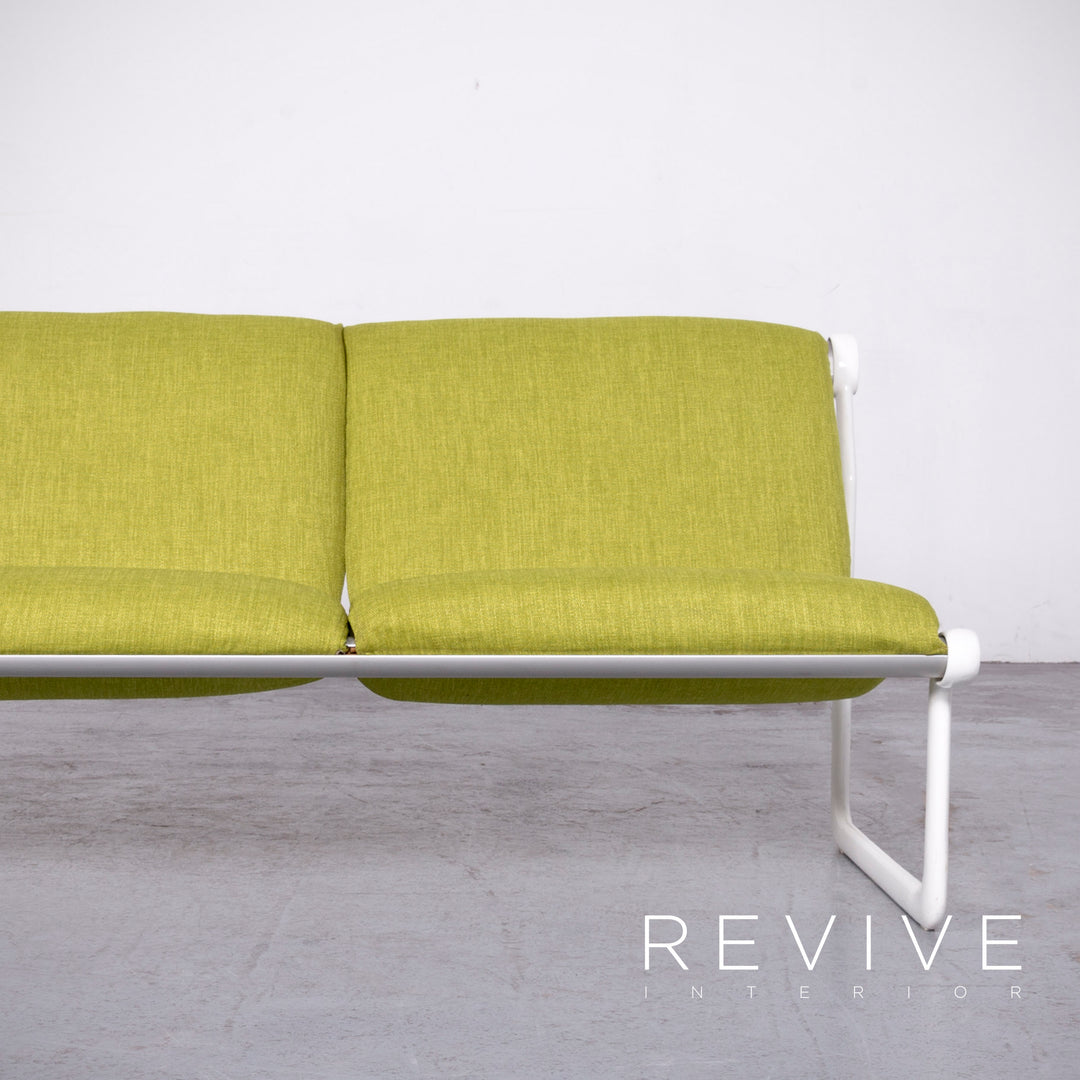 Knoll International Sling Designer Fabric Sofa Set Green Two Seater Three Seater Couch Bench #7007