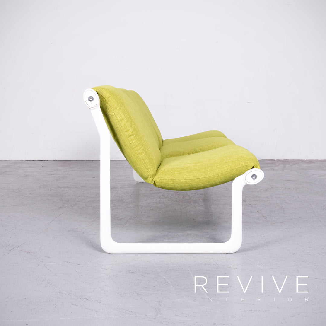 Knoll International Sling Designer Fabric Sofa Set Green Two Seater Three Seater Couch Bench #7007