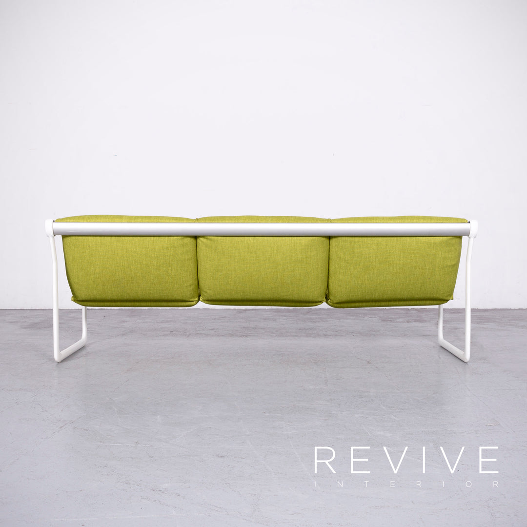 Knoll International Sling Designer Fabric Sofa Set Green Two Seater Three Seater Couch Bench #7007