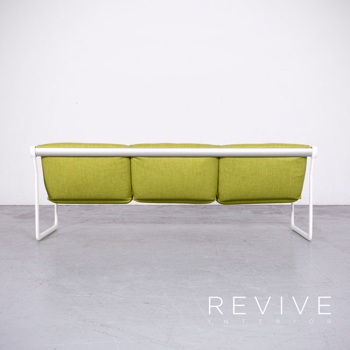 Knoll International Sling Designer Fabric Sofa Set Green Two Seater Three Seater Couch Bench #7007