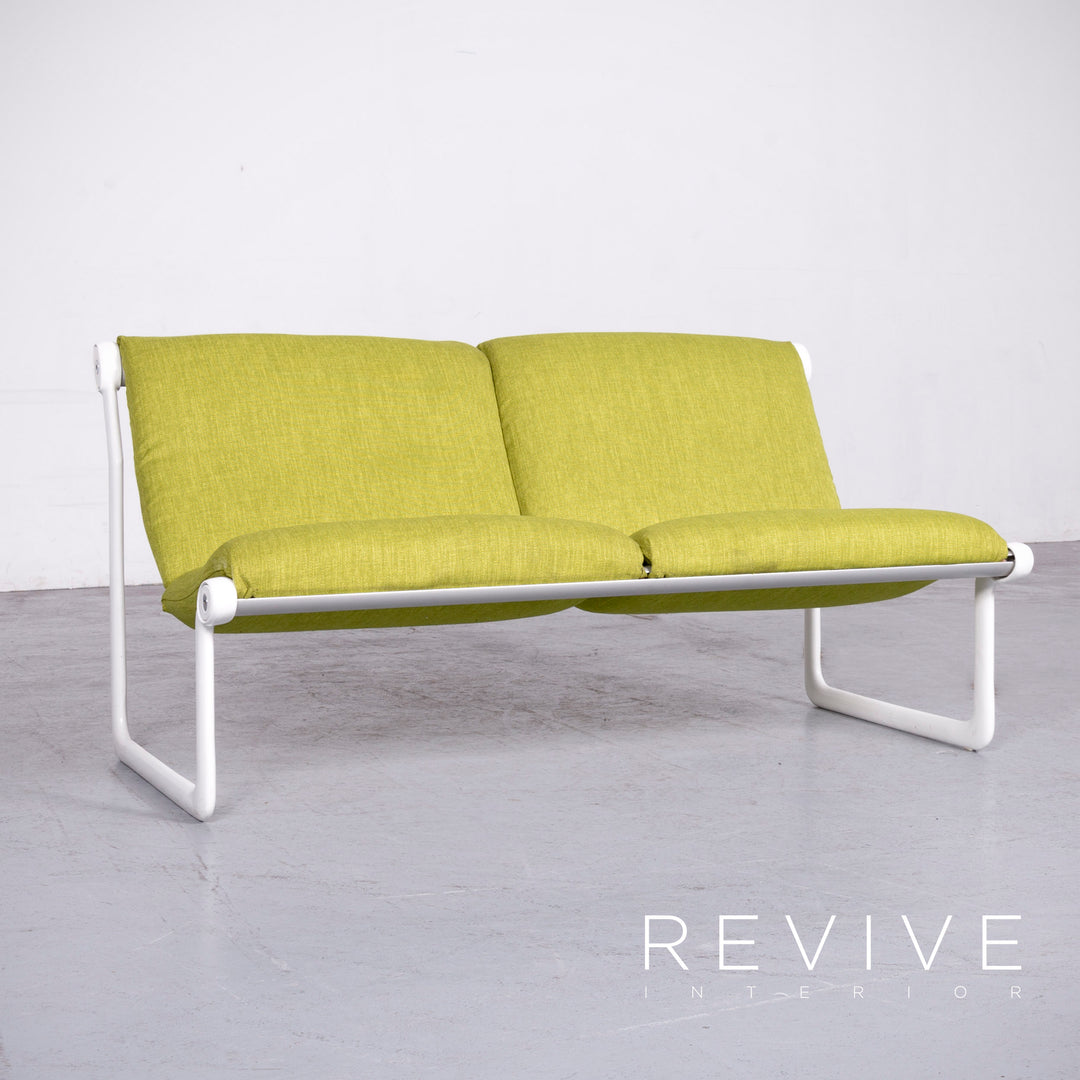 Knoll International Sling Designer Fabric Sofa Set Green Two Seater Three Seater Couch Bench #7007